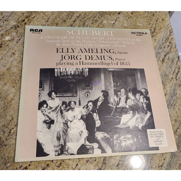 Other - Elly Ameling, Jörg Demus, Irwin Gage – Schubert Lieder LP Vics 1405